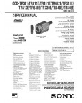 Сервисная инструкция Sony CCD-TR311E, CCD-TR411E, CCD-TR412E, CCD-TR511E, CCD-TR512E, CCD-TR640E, CCD-TR730E, CCD-TR840E, CCD-TR845E