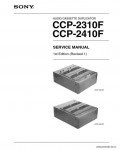 Сервисная инструкция SONY CCP-2310F, 1st-edition, REV.1