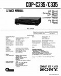 Сервисная инструкция SONY CDP-C235, C335