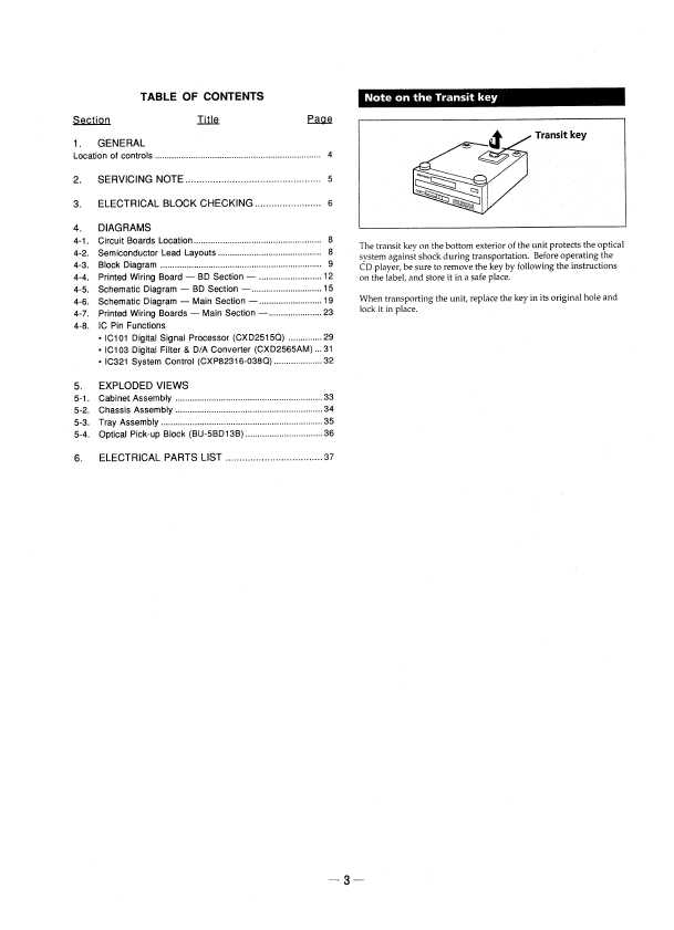 Сервисная инструкция Sony CDP-C433M