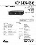 Сервисная инструкция SONY CDP-C435, C535