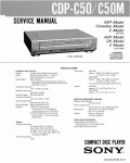 Сервисная инструкция SONY CDP-C50, C50M