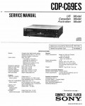Сервисная инструкция SONY CDP-C69ES