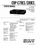 Сервисная инструкция SONY CDP-C79ES, C89ES
