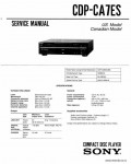 Сервисная инструкция SONY CDP-CA7ES