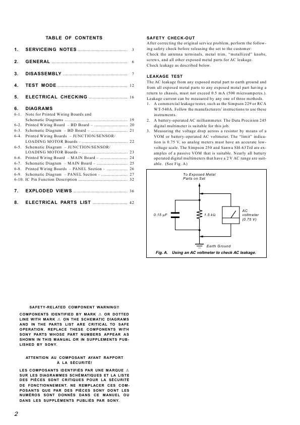 Сервисная инструкция Sony CDP-CE545