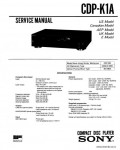 Сервисная инструкция SONY CDP-K1A