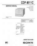 Сервисная инструкция SONY CDP-M11C