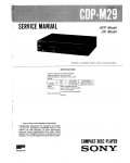 Сервисная инструкция Sony CDP-M29
