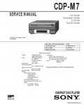 Сервисная инструкция SONY CDP-M7