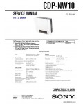 Сервисная инструкция SONY CDP-NW10