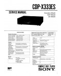 Сервисная инструкция Sony CDP-X333ES