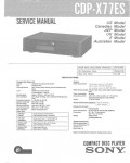 Сервисная инструкция Sony CDP-X77ES