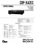 Сервисная инструкция Sony CDP-XA2ES