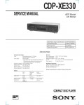 Сервисная инструкция Sony CDP-XE270, CDP-XE370