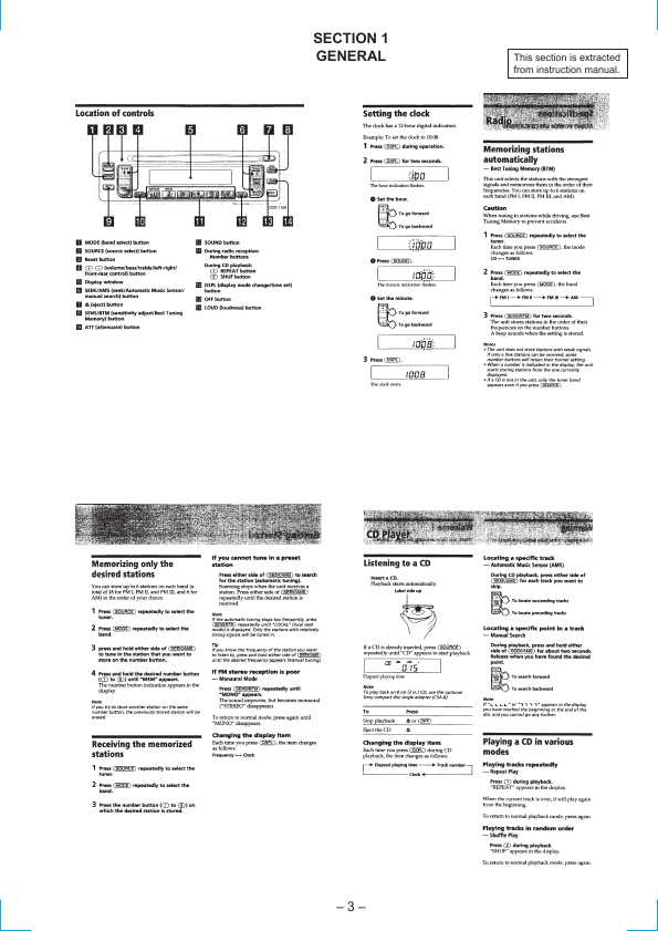 Сервисная инструкция Sony CDX-1150