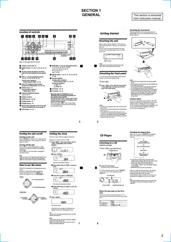 Сервисная инструкция Sony CDX-4000RV
