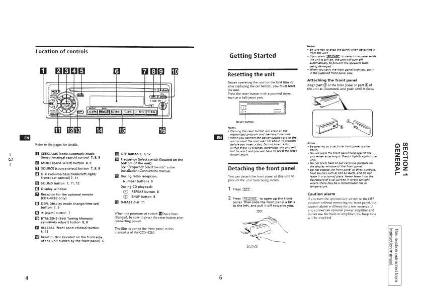 Сервисная инструкция Sony CDX-4280