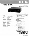 Сервисная инструкция SONY CDX-44