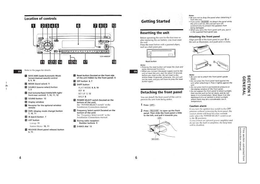 Сервисная инструкция Sony CDX-4480ESP