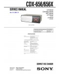 Сервисная инструкция Sony CDX-656X