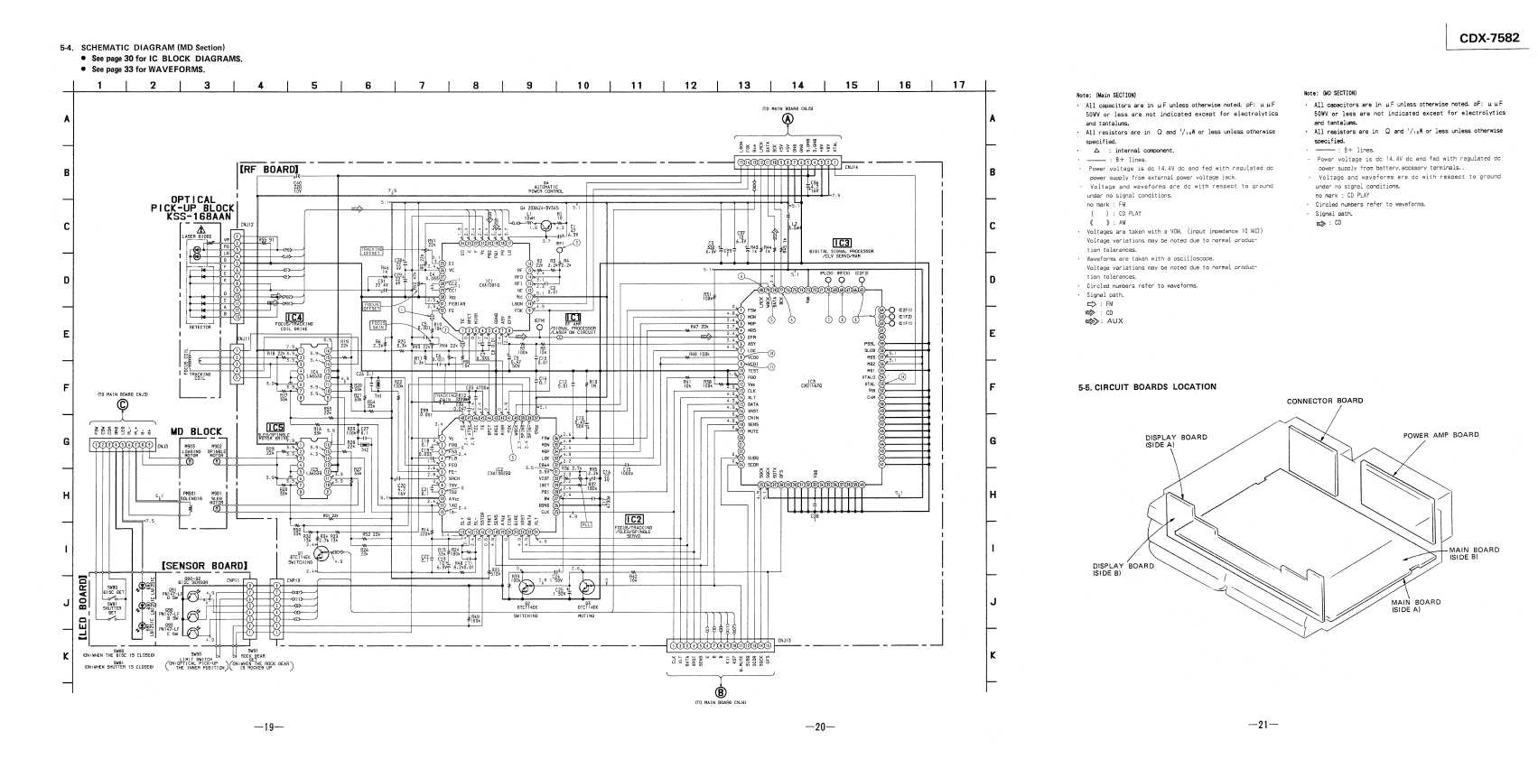 Сервисная инструкция Sony CDX-7582