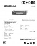 Сервисная инструкция SONY CDX-C660