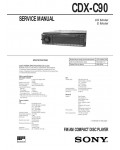 Сервисная инструкция Sony CDX-C90