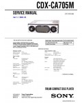 Сервисная инструкция SONY CDX-CA705M