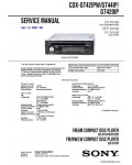 Сервисная инструкция SONY CDX-GT42IPW, GT44IP, GT420IP