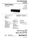 Сервисная инструкция SONY CDX-GT440U, GT444U, GT447UE