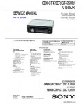 Сервисная инструкция SONY CDX-GT475ER, GT475UR, GT525UR