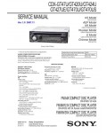 Сервисная инструкция Sony CDX-GT47U, CDX-GT420U, CDX-GT424U, CDX-GT427UE, CDX-GT470U, CDX-GT470US