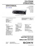 Сервисная инструкция SONY CDX-GT55UIW, GT550UI, GT600UI