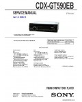 Сервисная инструкция SONY CDX-GT590EB