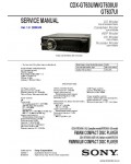 Сервисная инструкция SONY CDX-GT63UIW, GT630UI, GT637UI