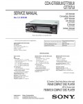 Сервисная инструкция Sony CDX-GT650UI, CDX-GT700UI, CDX-GT707UI