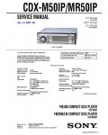 Сервисная инструкция SONY CDX-M50IP, MR50IP