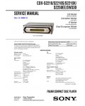 Сервисная инструкция Sony CDX-S2210, CDX-S2210S, CDX-S2210X, CDX-S2250EE, CDX-SW330