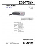 Сервисная инструкция SONY CDX-T70MX