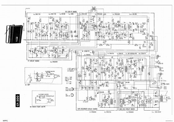 Сервисная инструкция SONY CF-200, SCH