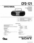 Сервисная инструкция SONY CFD-121