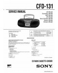 Сервисная инструкция SONY CFD-131