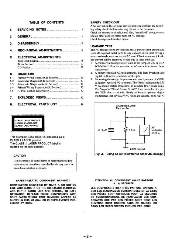 Сервисная инструкция Sony CFD-515