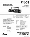 Сервисная инструкция SONY CFD-58