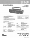 Сервисная инструкция SONY CFD-60