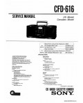 Сервисная инструкция SONY CFD-616