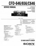 Сервисная инструкция SONY CFD-656