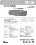Сервисная инструкция SONY CFD-68
