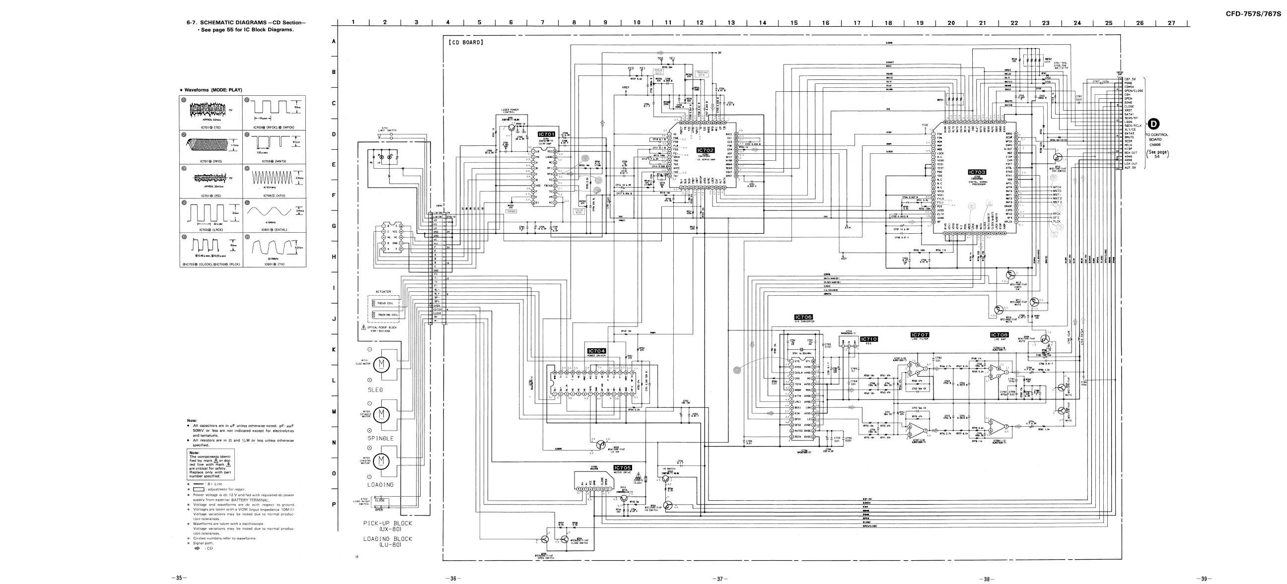 Сервисная инструкция Sony CFD-757S, CFD-767S